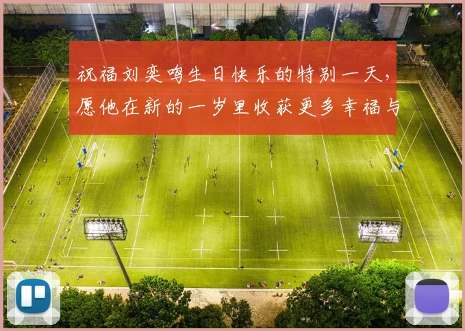 祝福刘奕鸣生日快乐的特别一天，愿他在新的一岁里收获更多幸福与成功